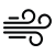 icon representing blowing air