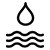 icon representing water resistive barrier