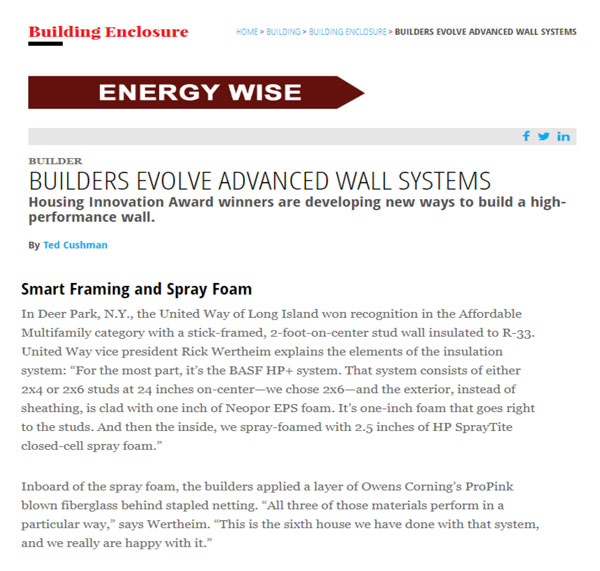 Case Study: Builders Evolve Advanced Wall Systems