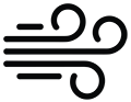 icon of blowing air